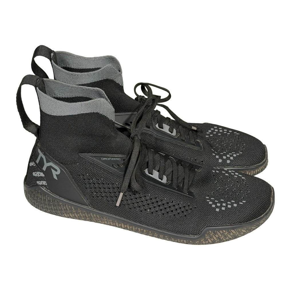 TYR Men's DropZero Barefoot High Trainer Black Men's 10 Shoes